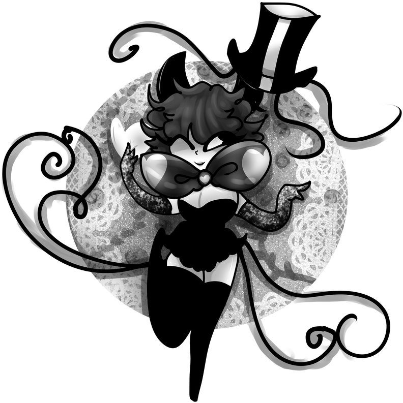 Happy Valentines Day From Your Rubberhose Devil By - Cartoon (957x835)