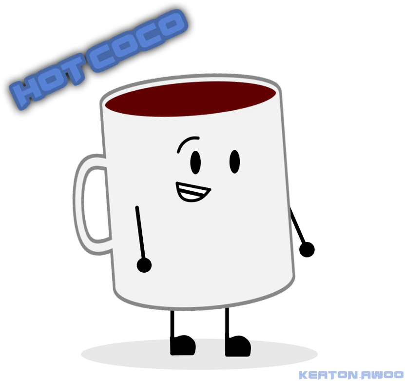 Hot Chocolate By Keaton-awoo - Cartoon (952x839)