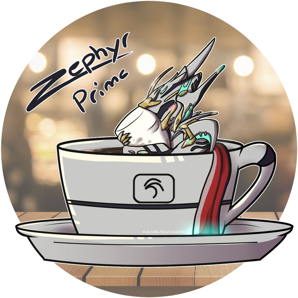 I Couldn't Help But Draw My Zeph In A Cup Of Hot Chocolate - I Couldn't Help But Draw My Zeph In A Cup Of Hot Chocolate (1200x1200)