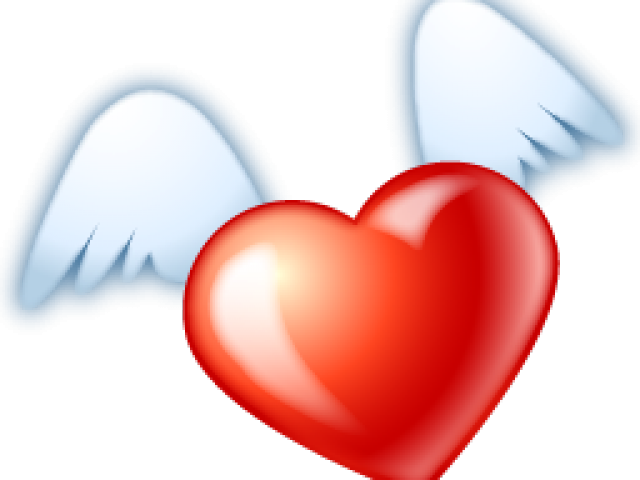 Heart With Wings Png (640x480)