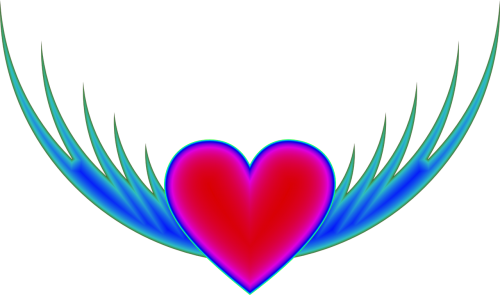 Angel - Flying Heart (500x295)