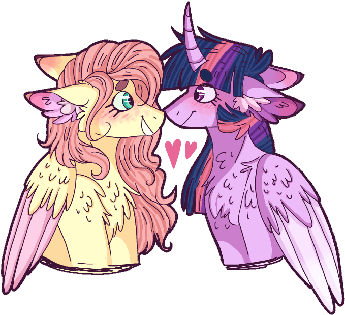Wanderingpegasus, Boop, Duo, Duo Female, Female, Floppy - Cartoon (768x655)