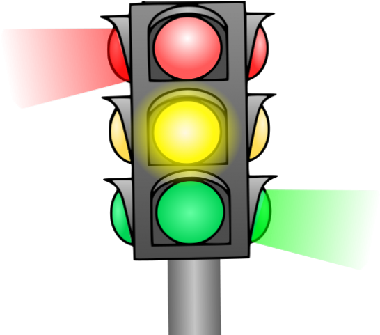 Traffic Clipart Chaos Person - Traffic Light Transparent Background (640x480)