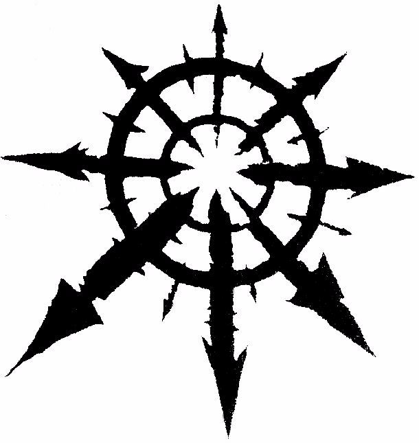Chaos Transparent Background - Warhammer Chaos Star (610x645)