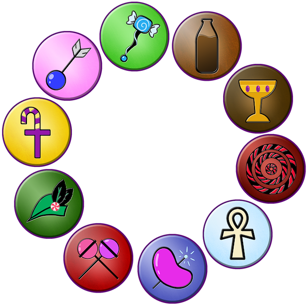 Game Art Candy Chaos Kingdom - Circle (640x631)