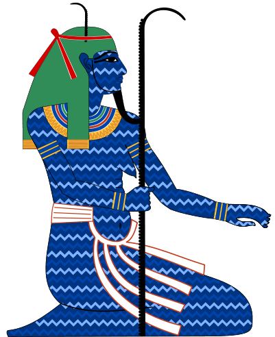 Heh As Chaos Right - Nun The Egyptian God (400x500)