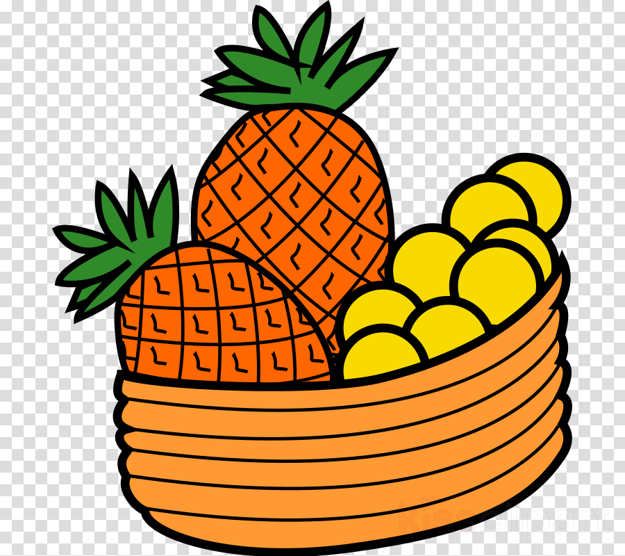 Mewarnai Gambar Buah Hd Clipart Coloring Book Fruit - Fruits Basket Cartoon Png (900x800)