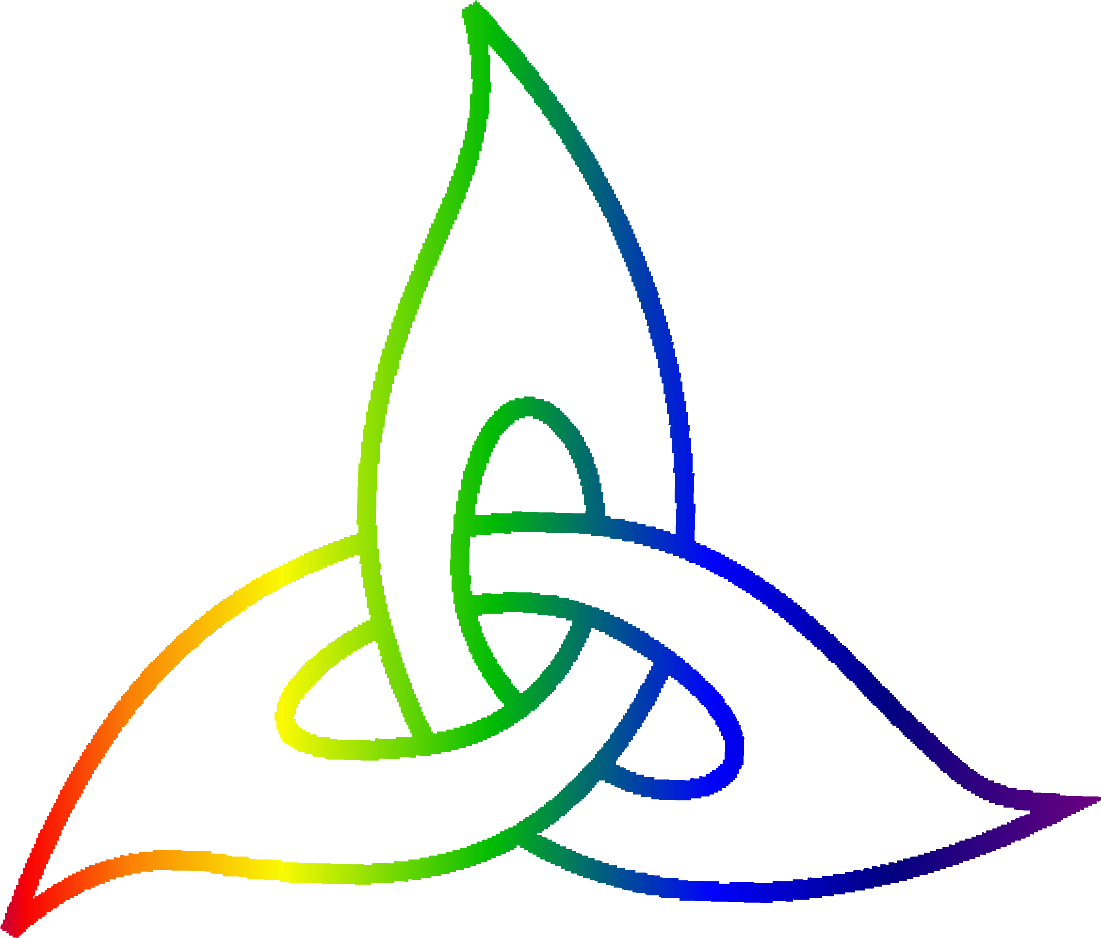 Full Original Serenity Prayer By Reinhold Niebuhr - Png Li Triquetra (2400x2400)