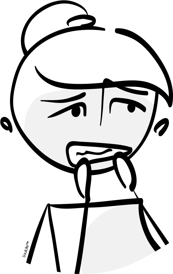 Freeuse Stock Emotions Drawing Hidden - Line Art (960x1080)