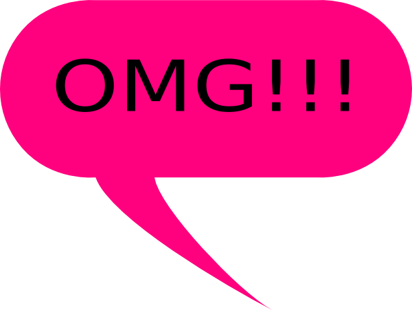 Omg Clip Art At Clker Com Vector Clip Art Online Baby - Lol Clip Art (600x451)