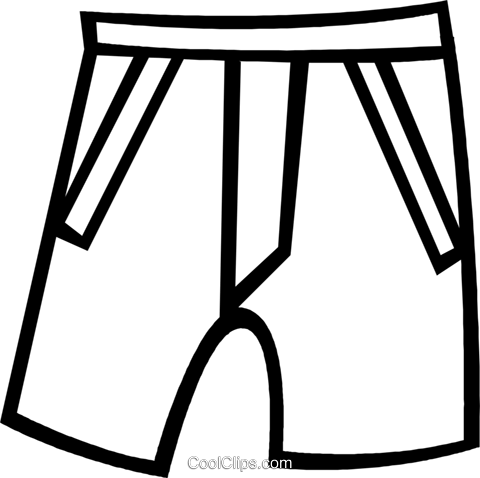 Shorts Royalty Free Vector Clip Art Illustration - Shorts Royalty Free Vector Clip Art Illustration (480x478)