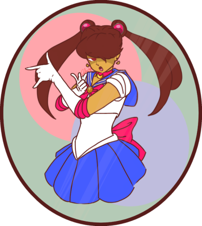 Sailor Kris - Cartoon (400x448)