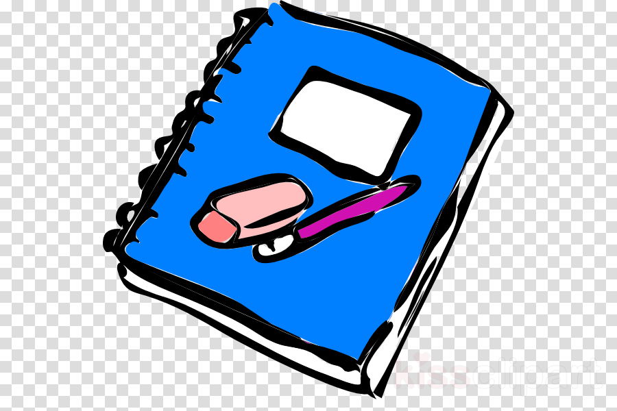 Notebook Clip Art Clipart Paper Notebook Clip Art - Social Media White Icons Png (900x600)