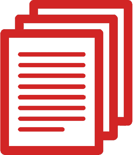 430 X 500 0 - Red Paper Icon Png (430x500)