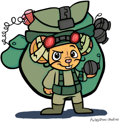 I Drew Mouse Ka-boom For A Trade With Someone On Da - Cartoon (400x402)