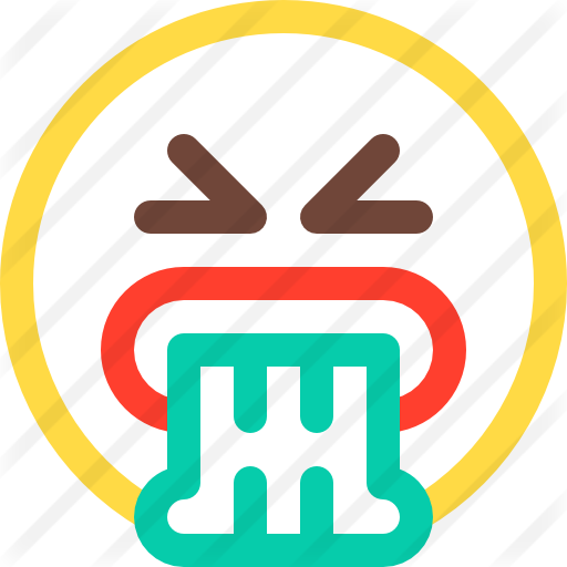 Barf Free Icon - Graphic Design (512x512)
