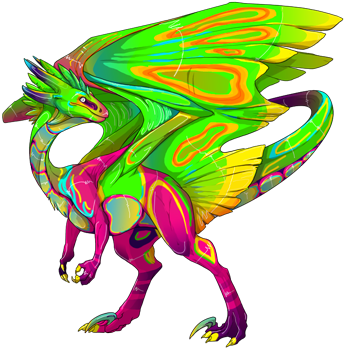 Rainboa Barf By Metalcoffecup-d8ss30t - Png Kaneki Dragon (350x350)