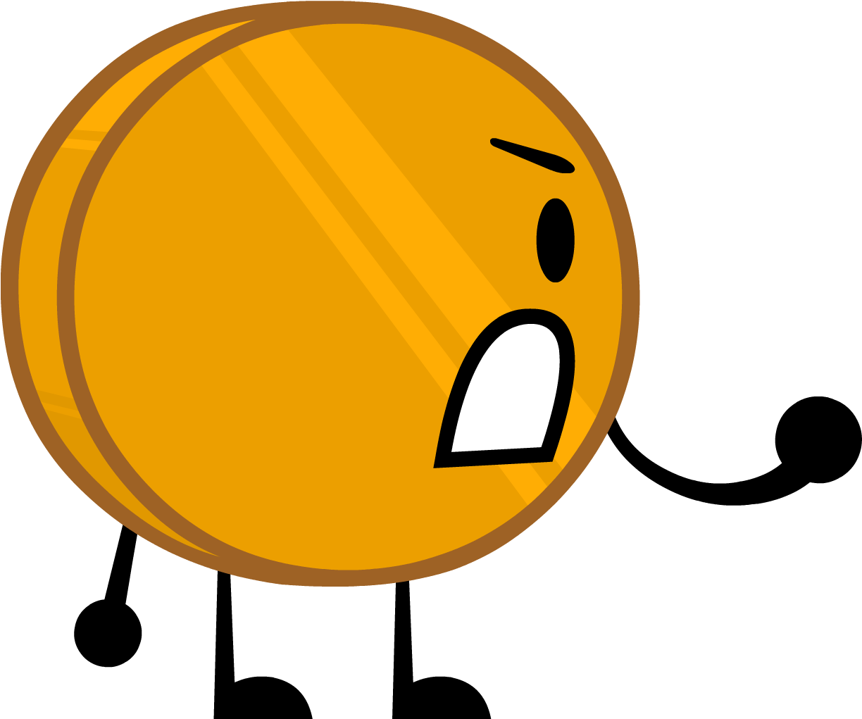 Glue Clipart Bfdi - Battle For Dream Island Coiny (1236x1020)