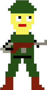 Ww2 American Gi - Lancer Fortnite Dance Gif (390x560)