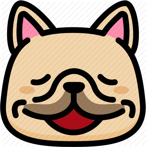 Jpg Transparent Frenchie Emoticons By Aomam Emotion - Cartoon Dog Roll Eyes (512x512)