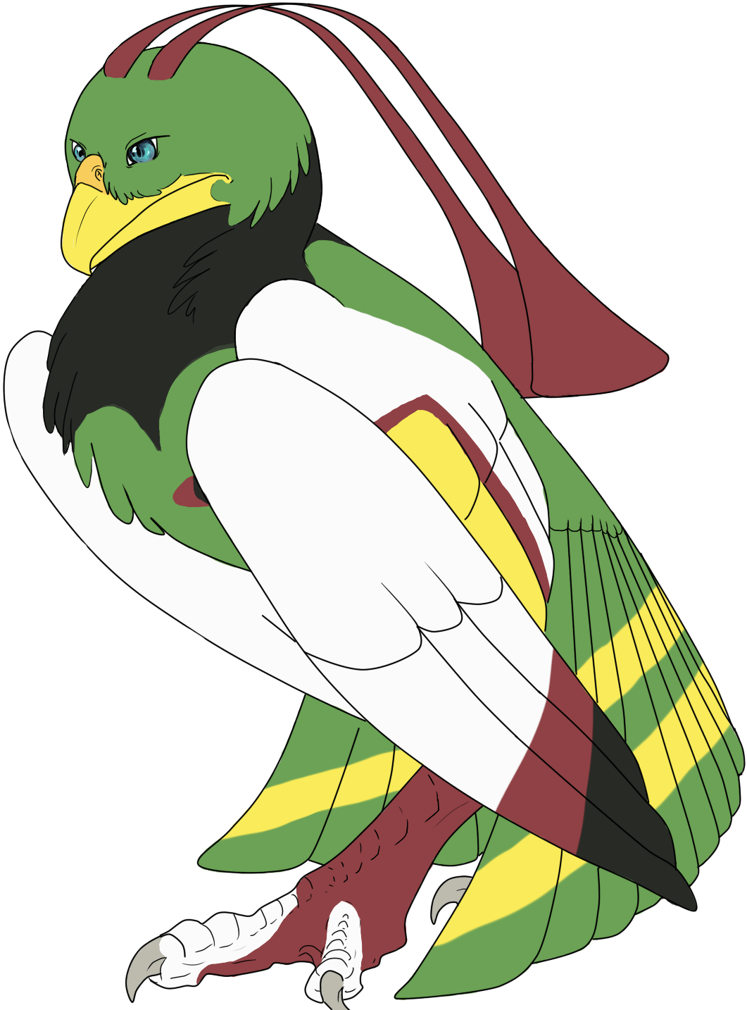 The Gallery For Weedle Gijinka Fox Racing Nail Art - Xatu Native American (1500x1550)