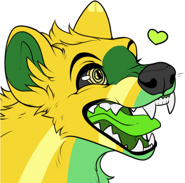 Hazardous Waste The Hyena By Rankyraccoon - Cartoon (600x600)