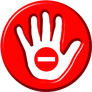 Hazardous Materials Such As Paint, Varnish, Solvents, - Stop Sign (383x500)