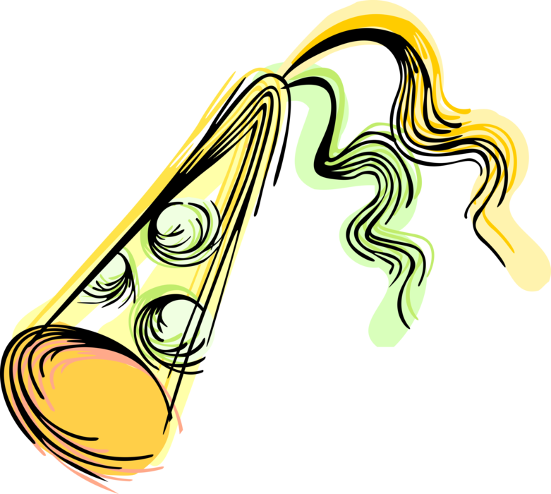 Vector Illustration Of Birthday Party Or New Years - Vector Illustration Of Birthday Party Or New Years (781x700)