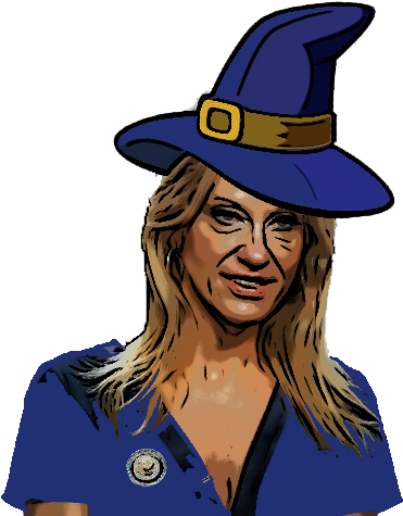 Trump Times Entry 77 The Wicked Witch Of The West Wing - Illustration (398x490)