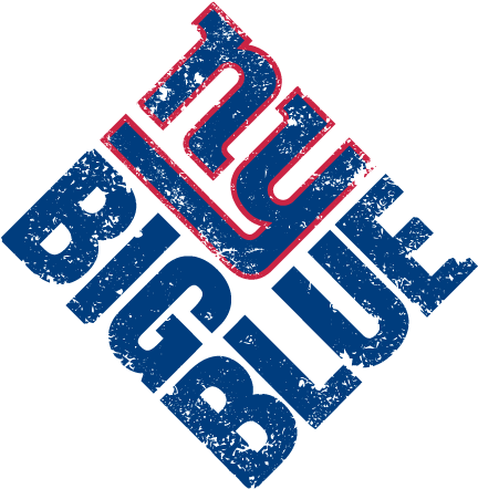 Free Download Big Blue Giants Clipart New York Giants - Ny Giants Big Blue Logo (432x442)