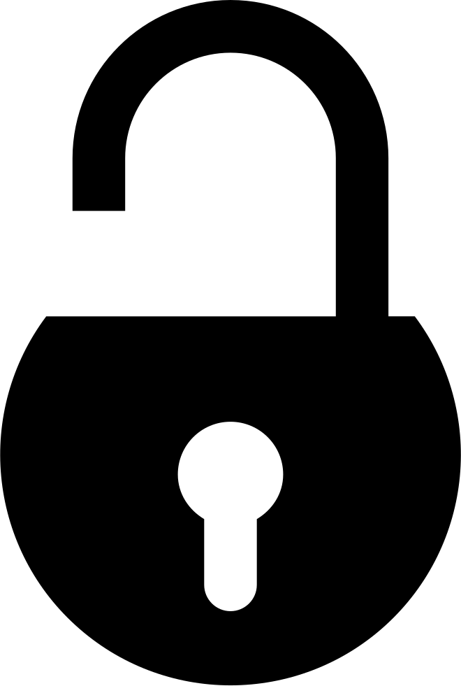 Padlock Clipart Unlocked Padlock - Security (660x981)