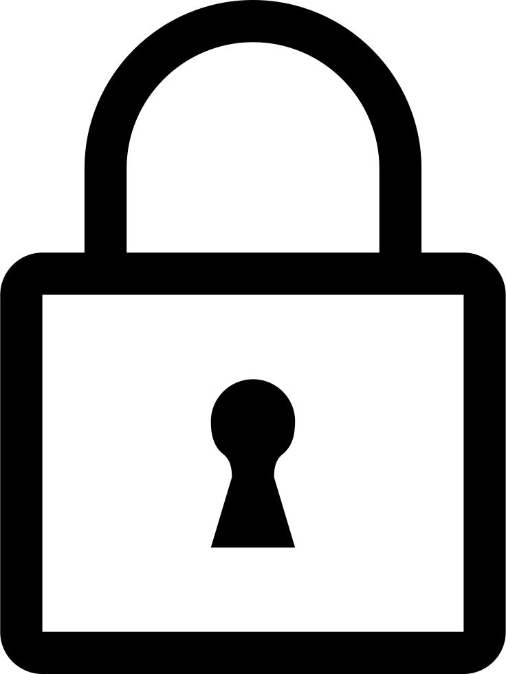 Lock Svg Png Icon Free Download - Free Lock Icon Png (736x980)