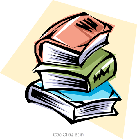 School Books Royalty Free Vector Clip Art Illustration - Books Clip Art (472x480)
