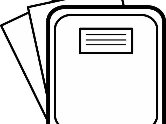 Folder Clipart School Papers - Notebook Clip Art (640x480)