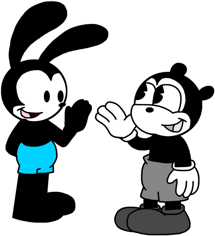 Oswald Meets Cubby By Mega Shonen One 64 - Cartoon (894x894)