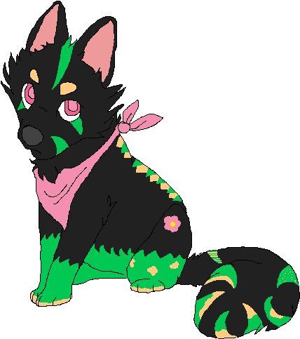 Another Wolf Oc His Name Is Cubby - Illustration (500x500)