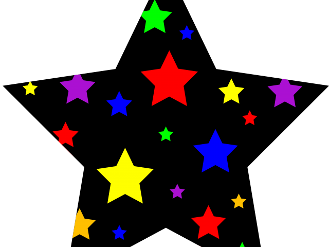 Sparkle Clipart Shining Star - Star Clipart 4th Of July (640x480)