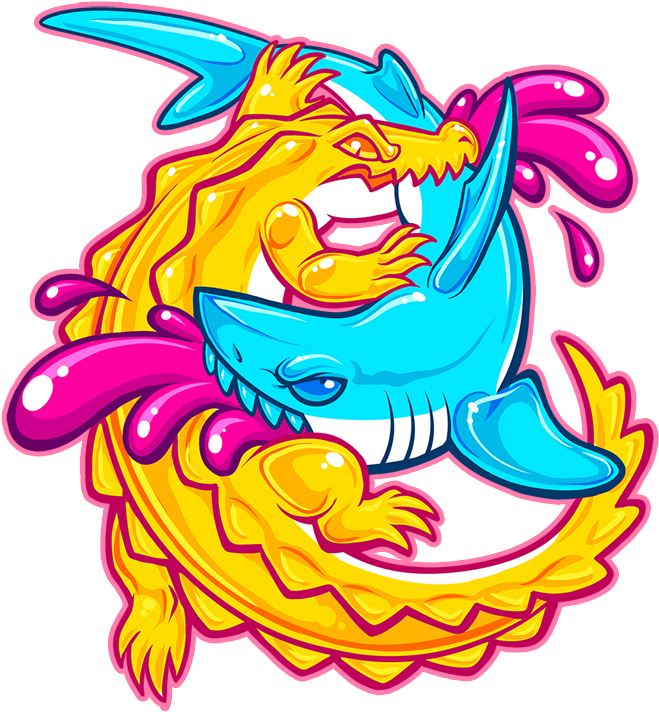 Grizzly Clipart At Getdrawings - Squeedgemonster Shark (735x800)