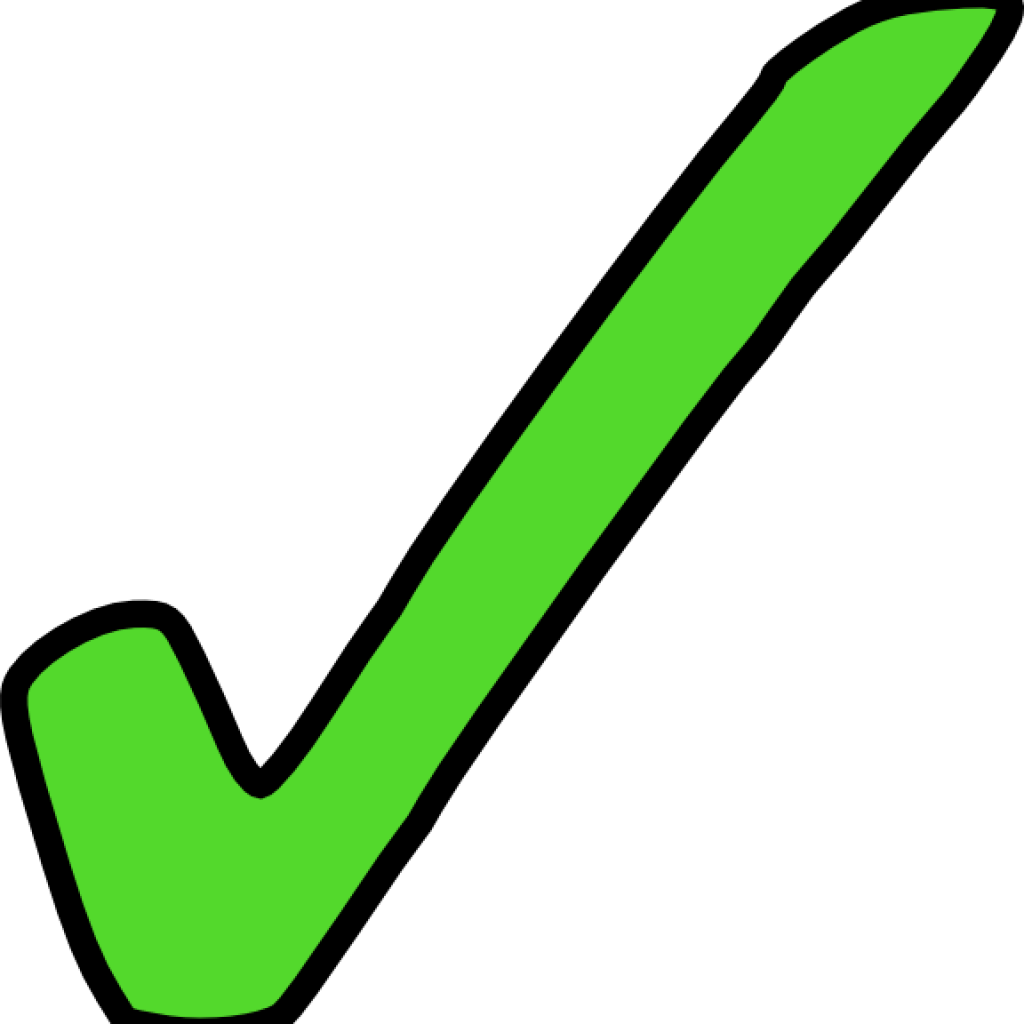Green Tick Clipart Bright Green Tick Clip Art At Clker - Tick Clipart (1024x1024)