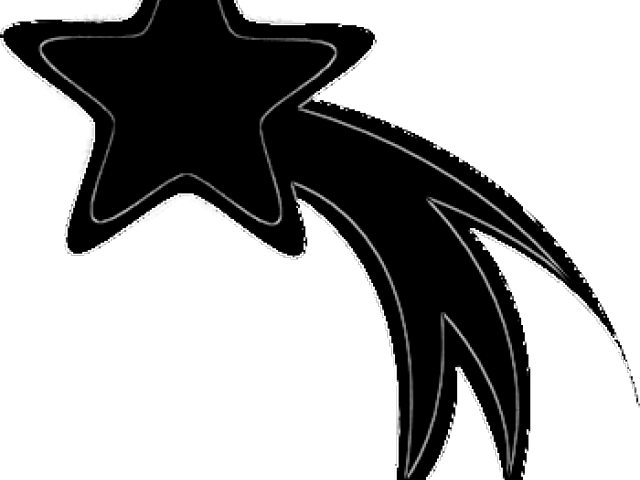 Falling Stars Clipart Shining Star - Falling Stars Clipart Shining Star (640x480)