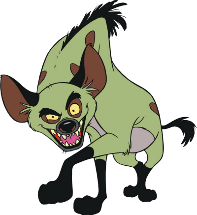 Welcome To Our Hand Picked Hyena Clipart Page Please - Lion King Hyenas Banzai (400x437)