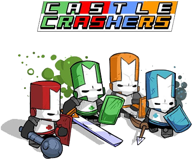 Castle Crashers, A 2d Based Game Thats Fit For People - Castle Crashers Logo Hd (400x340)