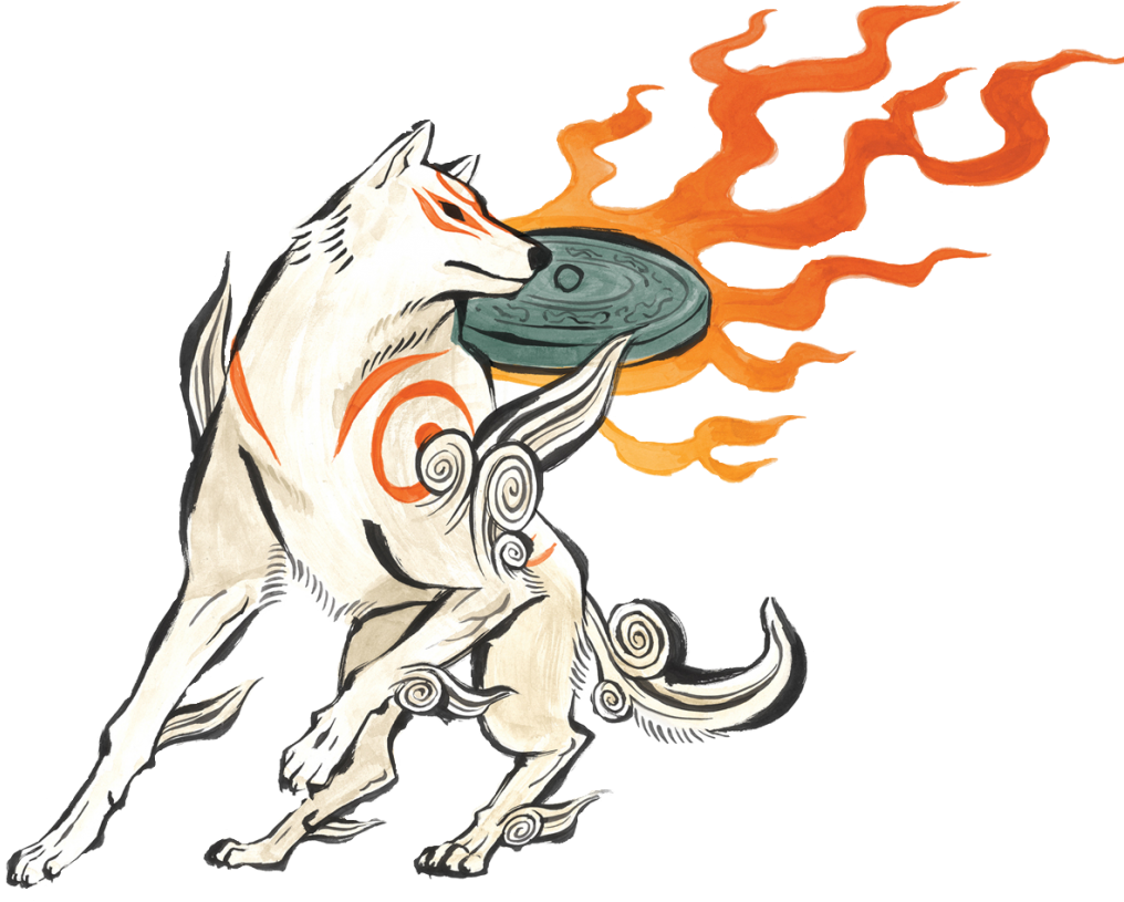 Granted, She's Not Really A Dog Or A Wolf And More - Amaterasu Dog (1024x823)