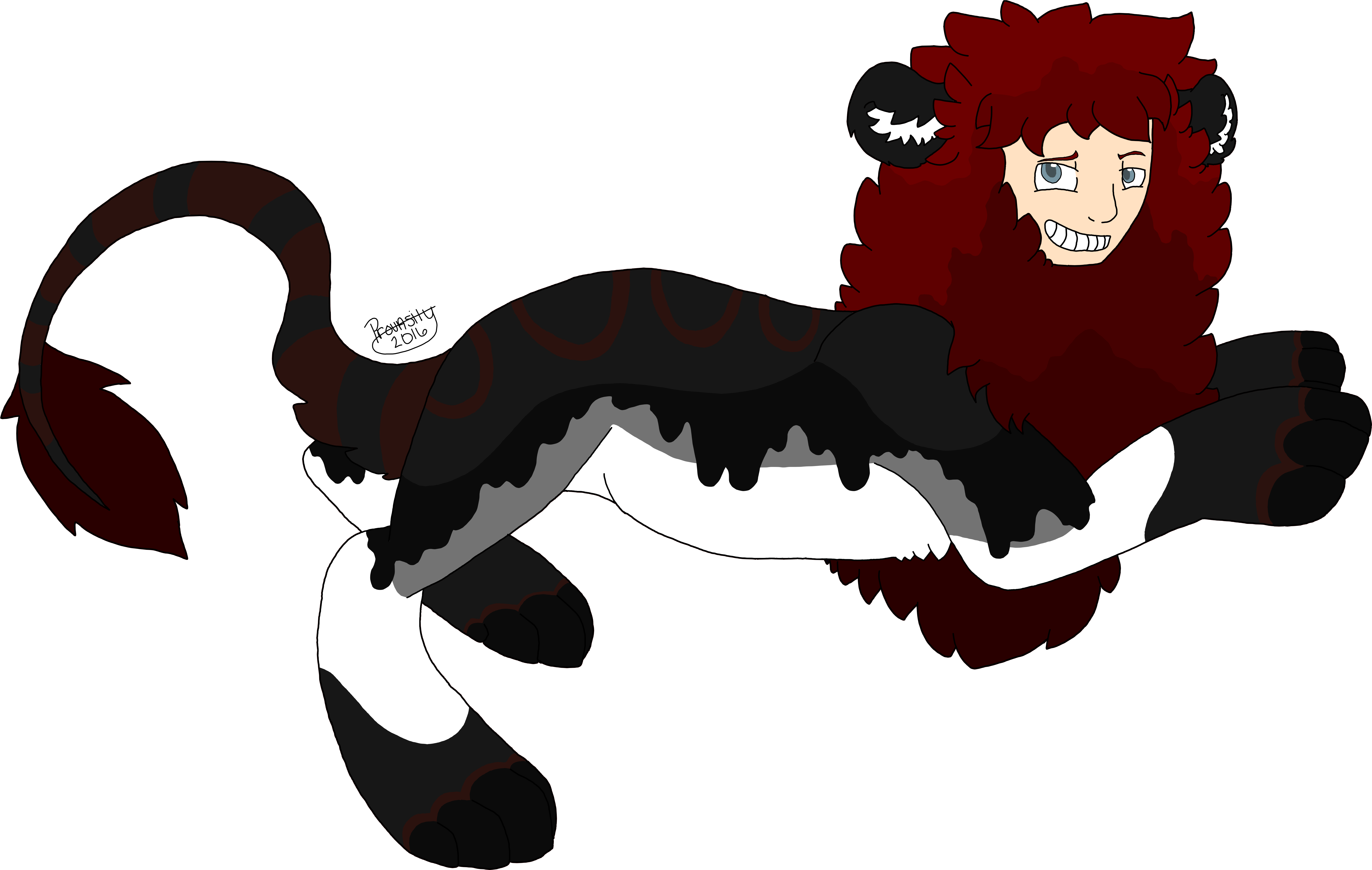 Red Lion Sphinx - Illustration (8000x5000)