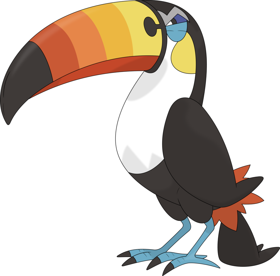 Toucan Clipart Woodpecker Bird - Pokemon Sun And Moon Toucannon (900x888)