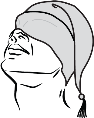 The Night Hood's Unique Fit Offers Comfort And Quality - Hood Over Head Sleep (323x413)