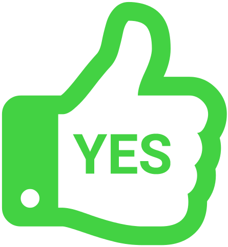 Would You Recommend Gemini - Yes Thumbs Up Sign (445x483)