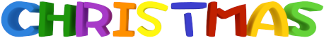 Pin Christmas Word Clipart - Christmas Word Clip Art (500x300)