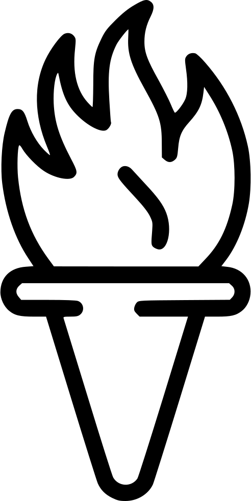 Torch Clipart Castle - Torch Clipart Castle (492x980)