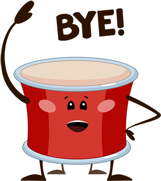 Drums, Drum Pad Games Messages Sticker-10 - Illustration (408x408)